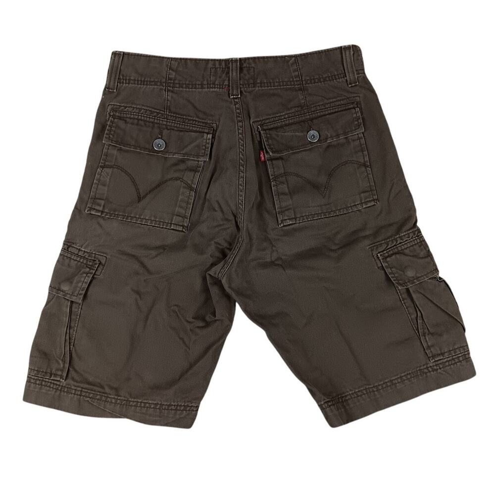 Levi's‎ Cargo Short's Men's 31X10 Dark Army Green Outdoor Summer Casual Hiking - Picture 6 of 13